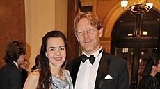 Lilia Khousnoutdinova a Karel Jane�ek na udílení cen �eský lev (Praha, 4....