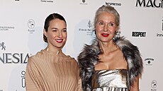 Berenika Kohoutová a její maminka Irena Obermannová na udílení cen �eský lev...