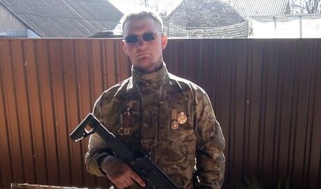 Ruský voják Daniil Frolkin