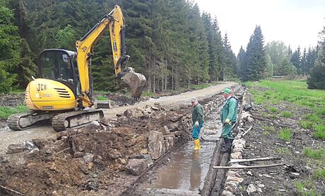Lesy R obnovily tyi úseky Schwarzenberského plavebního kanálu na umav.