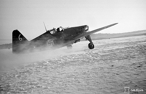 Zimní válka 1939 - 1940, stíhaka Morane-Saulnier MS.406 finského letectva