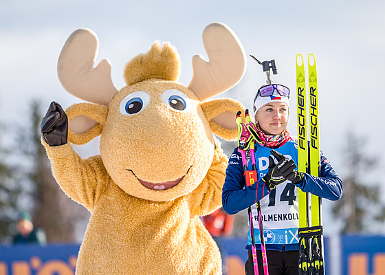 Tereza Voborníková slaví na rozíeném pódiu esté místo ze sprintu v Oslu.