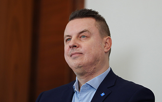 Organizátor demonstrací Jind�ich Rajchl z Právo Respekt Odbornost PRO. (15....