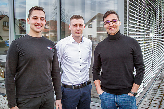 Sout� za�ínajících startup� Jihoczech vyhrála trojice student� Vít a Ale�...
