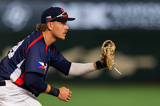 Martin Muík v prvním utkání na turnaji World Baseball Classic proti ín.