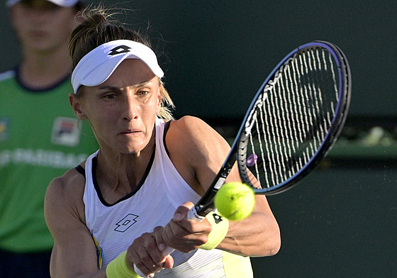 Lesja Curenková na turnaji v Indian Wells