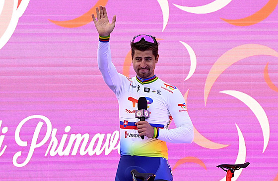 Peter Sagan ped závodem Milán-San Remo