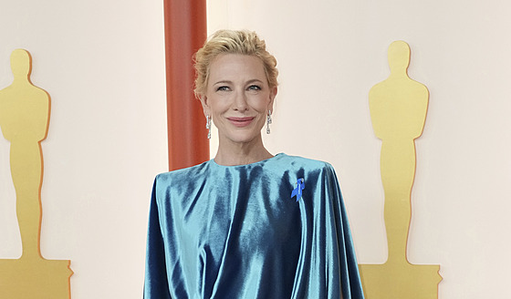 Cate Blanchettová na udílení cen Oscar (Los Angeles, 12. bezna 2023)