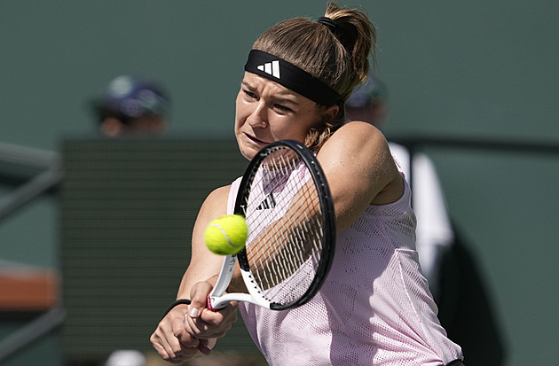 Muchová v Indian Wells dohrála ve čtvrtfinále, nestačila na Rybakinovou