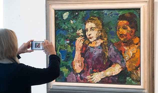 Do aukce jde Kokoschkova Žena a otrok. Startuje na rekordních 200 milionech