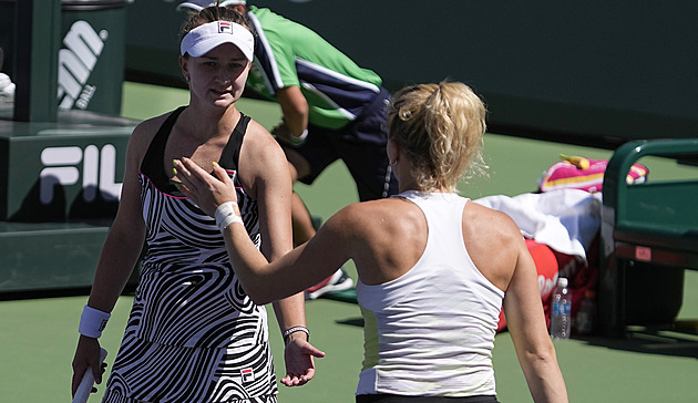 Krejčíková se Siniakovou vyhrály čtyřhru na turnaji v Indian Wells