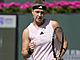 Karolína Muchová ve tvrtfinále turnaje v Indian Wells.
