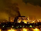 Americké nálety na areál Husajnova prezidentského paláce v Bagdádu (21. bezna...