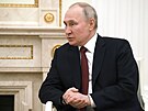 Ruský prezident Vladimir Putin na setkání se svým syrským protjkem Baárem...