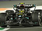 Lewis Hamilton bhem Velké ceny Saúdské Arábie