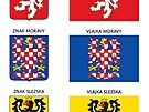 Vlajky a znaky ech, Moravy a Slezska v obrazové píloze Návrh zákona poslanc...