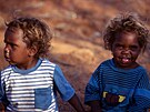 Dti Aboriginc ze Severního teritoria v Austrálii (17. bezna 2019)