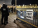 Francouzi znovu protestovali proti dchodové reform. Snímek pochází z Paíe....