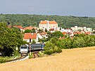 Rychlík íslo 652 "Junák na trati Brno hl. n.  eské Budjovice v Námti nad...