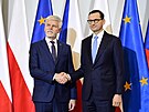 Prezident Petr Pavel se v Polsku seel s premiérem Mateuszem Morawieckým