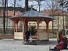 Veden� Prachatic otev�elo nov� zrekonstruovan� �t�p�n�in park. Are�lu dominuje...