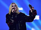 Zpvaka Avril Lavigne pebírá cenu uivatel TikToku (Juno Awards, 13. bezna...