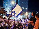 V Izraeli v sobotu demonstrovalo podle místních médií na 250 tisíc lidí,...