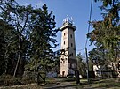 Vrch Chlum v plzesk Doubravce s chtrajc rozhlednou (2. bezna 2023)