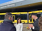 V Plzni dnes oteveli novou tramvajovou vozovnu za 1,8 miliardy korun....