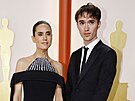 Jennifer Connelly a její syn Stellan Bettany na udílení cen Oscar (Los Angeles,...