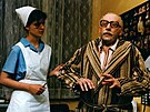 Renata Maková a Milo Kopecký ve filmu Prodlouený as (1984)