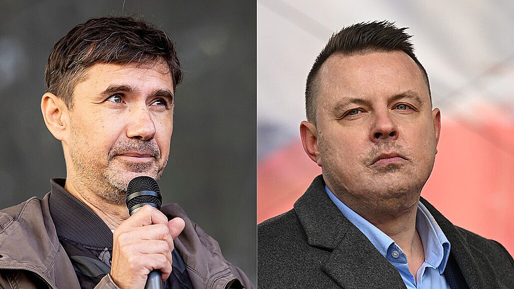 Zleva Ladislav Vrábel a Jindich Rajchl