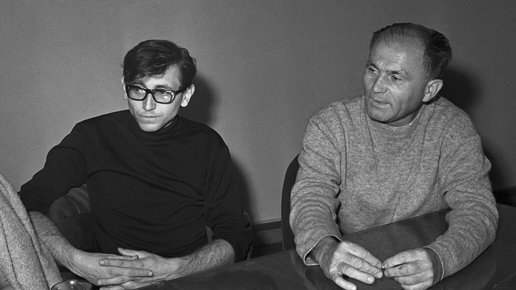 Jií Menzel a Bohumil Hrabal (1966)