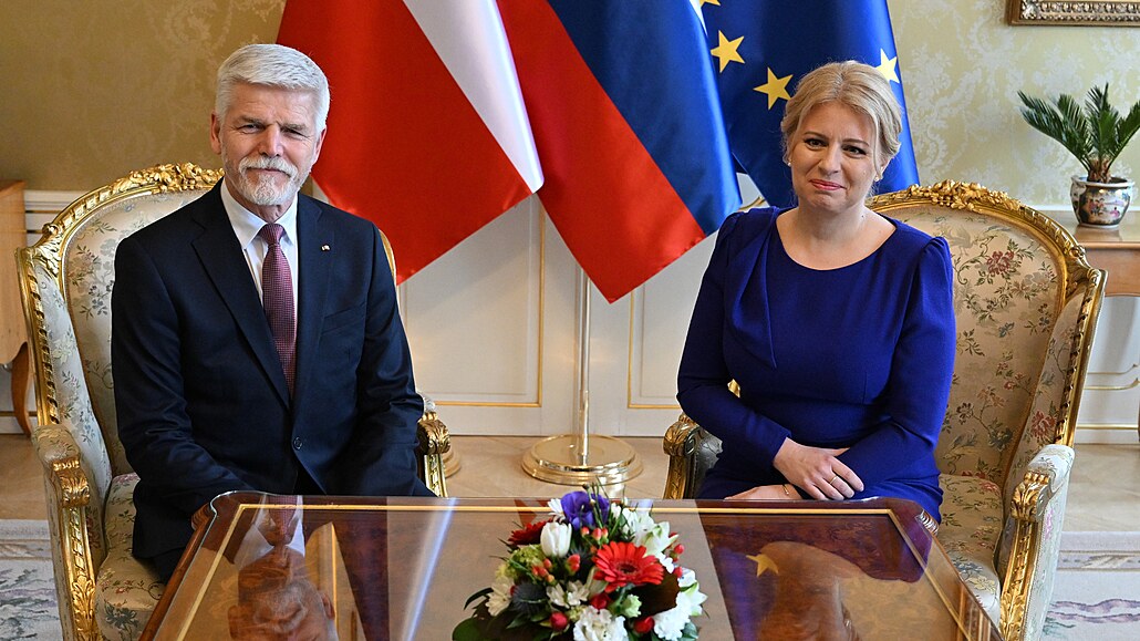 Prezidentka Slovenské republiky Zuzana Čaputová a český prezident Petr Pavel.