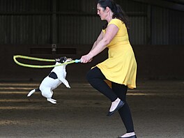 V roce 2017 pekonala trenérka zvíat Rachel Grylls a její Jack Russell Jessica...