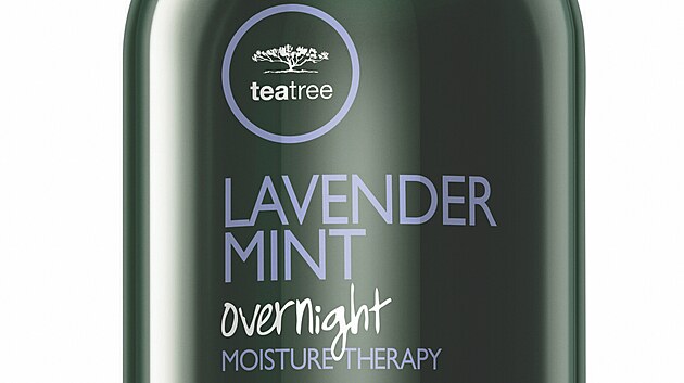 Tea Tree Lavender Mint Overnight Moisture Therapy, vceelov olej (z monoi, pequi a jojoby, s vtaky levandule a mty) pro non pi, obnovuje vlasy i zlepuje spnek, cena 669 K