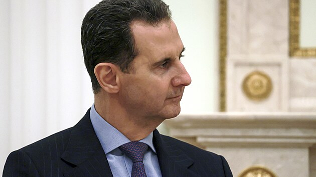 Syrsk� prezident Ba��r Asad na setk�n� se sv�m rusk�m prot�j�kem Vladimirem Putinem v Kremlu (15. b�ezna 2023)