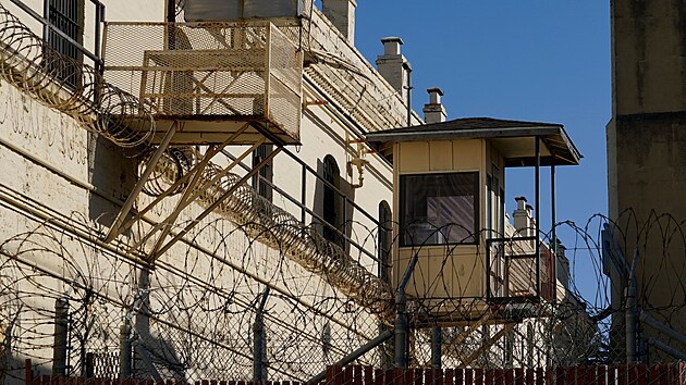 Strn v ve vznici San Quentin v Kalifornii (12. dubna 2022)