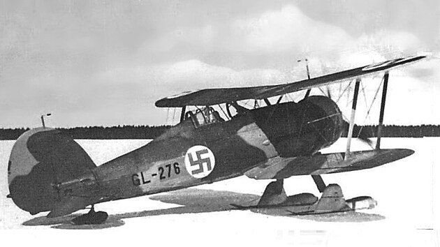 Gloster Gladiator Mk.II v barvch finskho letectva