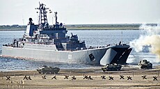 Nenaplněná ruská vize. Cvičení námořního výsadku ruského námořnictva.