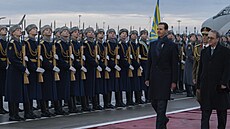 Syrský prezident Baár Asad po píjezdu na návtvu Moskvy (15. bezna 2023)