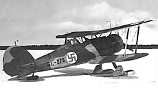 Gloster Gladiator Mk.II v barvách finského letectva