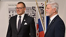 Prezident Petr Pavel se bhem dvoudenní návtvy Slovenska setkal s pedsedou...
