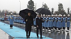 Finský prezident Sauli Niinistö se v Turecku setkal s tamní vládcem Recepem...