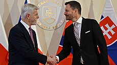 Prezident Petr Pavel se v Bratislavě setkal se slovenským premiérem Eduardem...