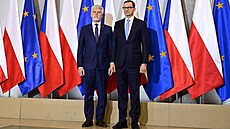 Prezident Petr Pavel se v Polsku seel s pmremiérem Mateuszem Morawieckým.