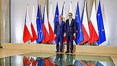 Prezident Petr Pavel se v Polsku seel s premiérem Mateuszem Morawieckým.
