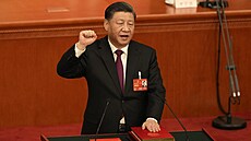 Čínský prezident Si Ťin-pching skládá přísahu poté, co byl znovuzvolen do... | na serveru Lidovky.cz | aktuální zprávy