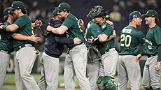 Australané se radují z postupu do tvrtfinále turnaje World Baseball Classic.