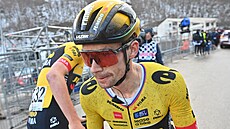 Primož Roglič po triumfu v 5. etapě závodu Tirreno-Adriatico.